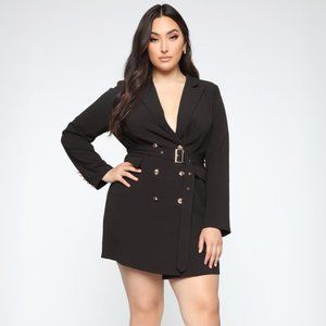 Fashion Nova - Suit Up Blazer Mini Dress